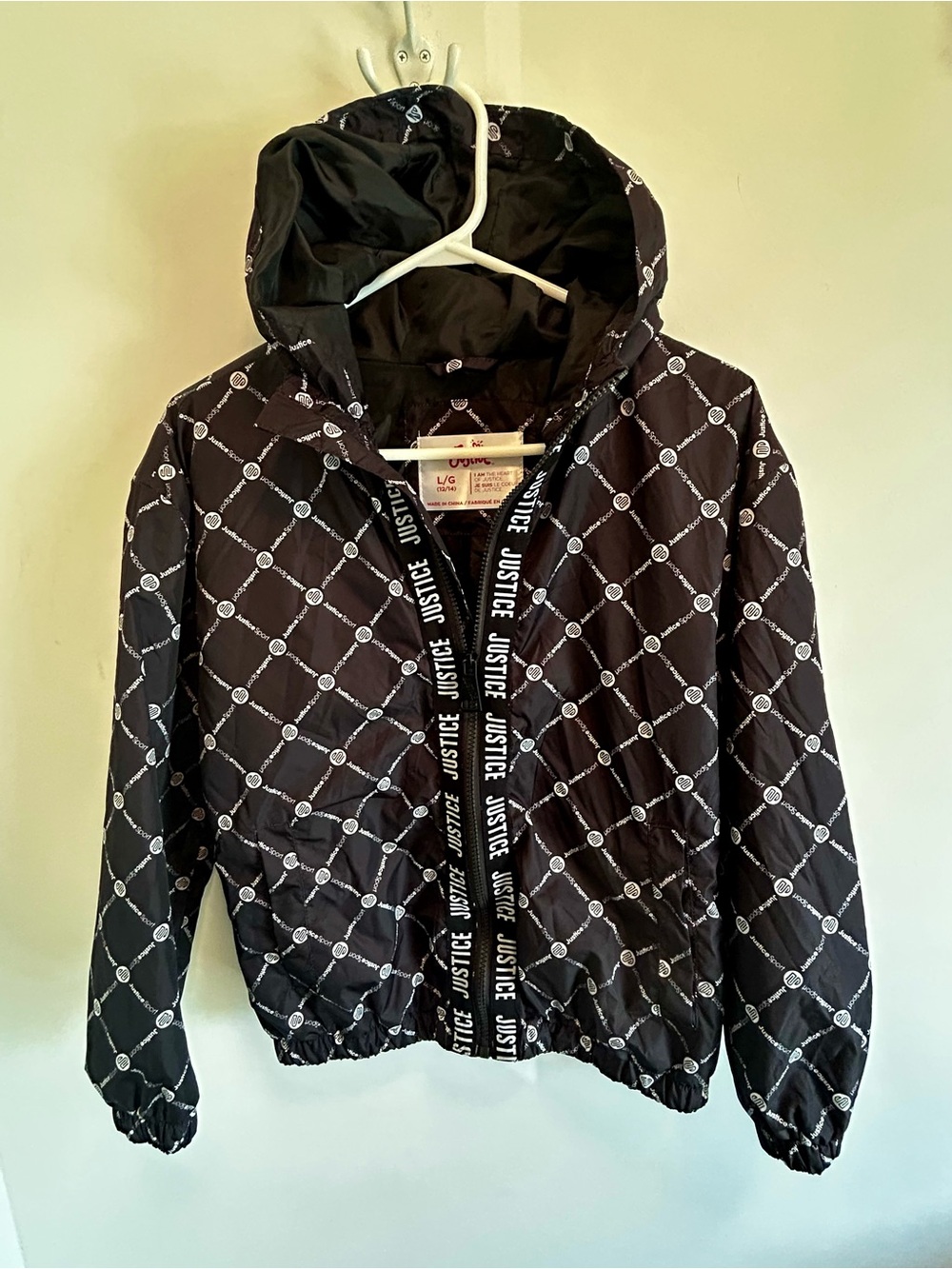 Justice Black Raincoat